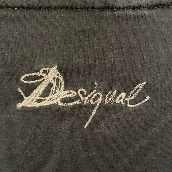 Desigual Navy Floral Long Sleeve Top - Picture 2 of 8